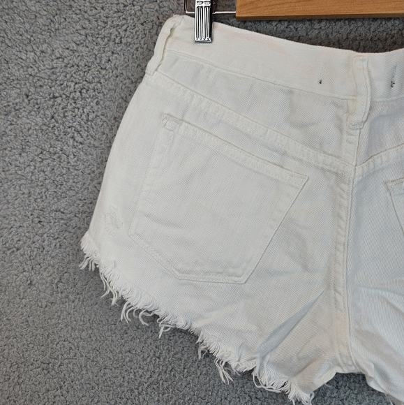 We The Free Womens Spring White Loving Good Vibrations Bootie Shorts Sz 25 - Picture 9 of 13